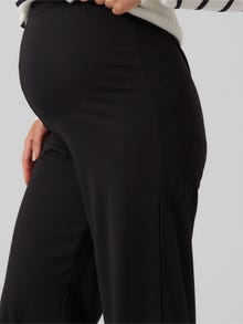 MAMA.LICIOUS Pantaloni Regular Fit Vita alta -Black - 20019163