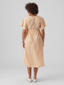 MAMA.LICIOUS VMMSAKI Umstandskleid -Mock Orange - 20019203