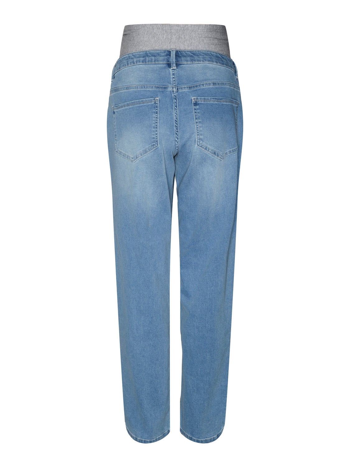 Jean mom fit bleu clair hot sale