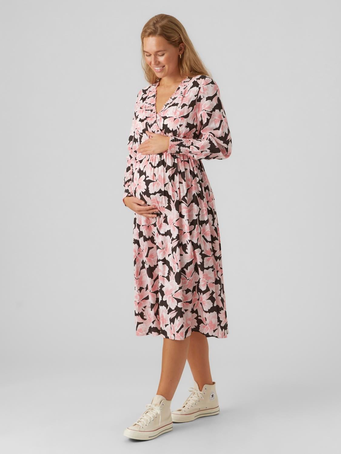 Buy Front-Open Maternity Dress