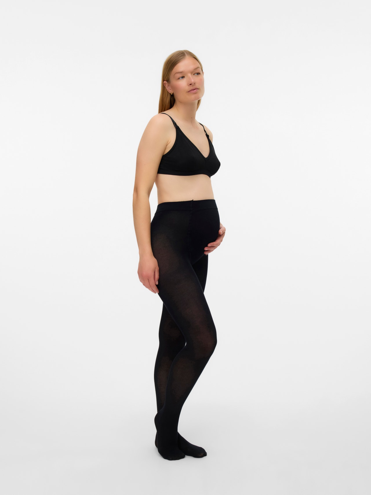 MAMA.LICIOUS MLJENNIE Strumpfhose -Black - 20019369