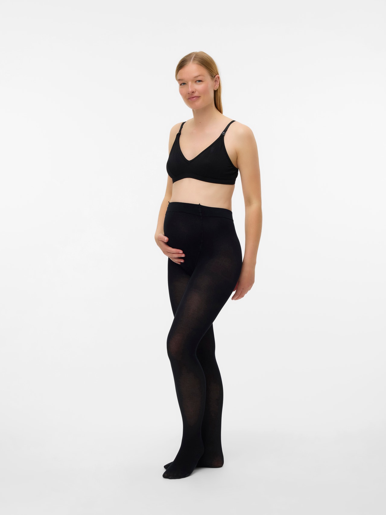 MAMA.LICIOUS MLJENNIE Strumpfhose -Black - 20019369