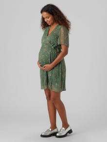 MAMA.LICIOUS VMMSMILLA Robe de Maternité -Laurel Wreath - 20019406
