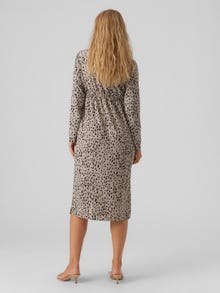 MAMA.LICIOUS MLRUBY Vestido de Maternidad -Ghost Gray - 20019436