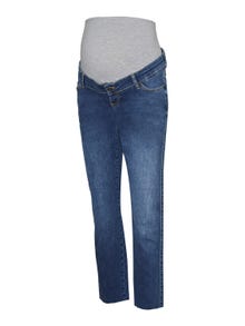 MAMA.LICIOUS Regular fit Mid waist Jeans -Medium Blue Denim - 20019518