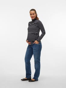 MAMA.LICIOUS Umstands-jeans -Medium Blue Denim - 20019518