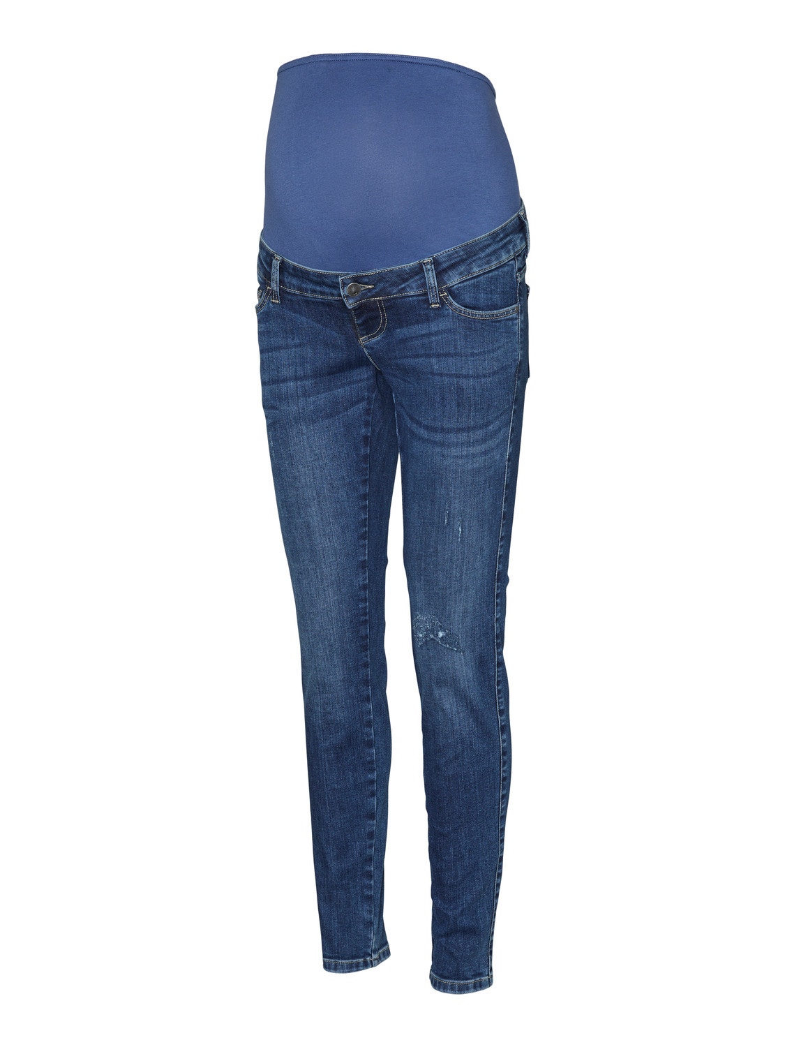 MAMA.LICIOUS Jeans Regular Fit Taille moyenne -Medium Blue Denim - 20019524