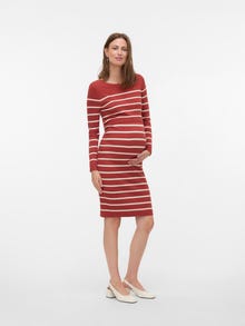 MAMA.LICIOUS MLNEWSIV Maternity Dress -Marsala - 20019588