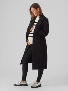 MAMA.LICIOUS Abrigos Cuello invertido -Black - 20019621