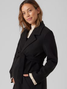MAMA.LICIOUS Abrigos Cuello invertido -Black - 20019621