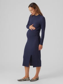 MAMA.LICIOUS VMMASTA Robe de Maternité -Navy Blazer - 20019653