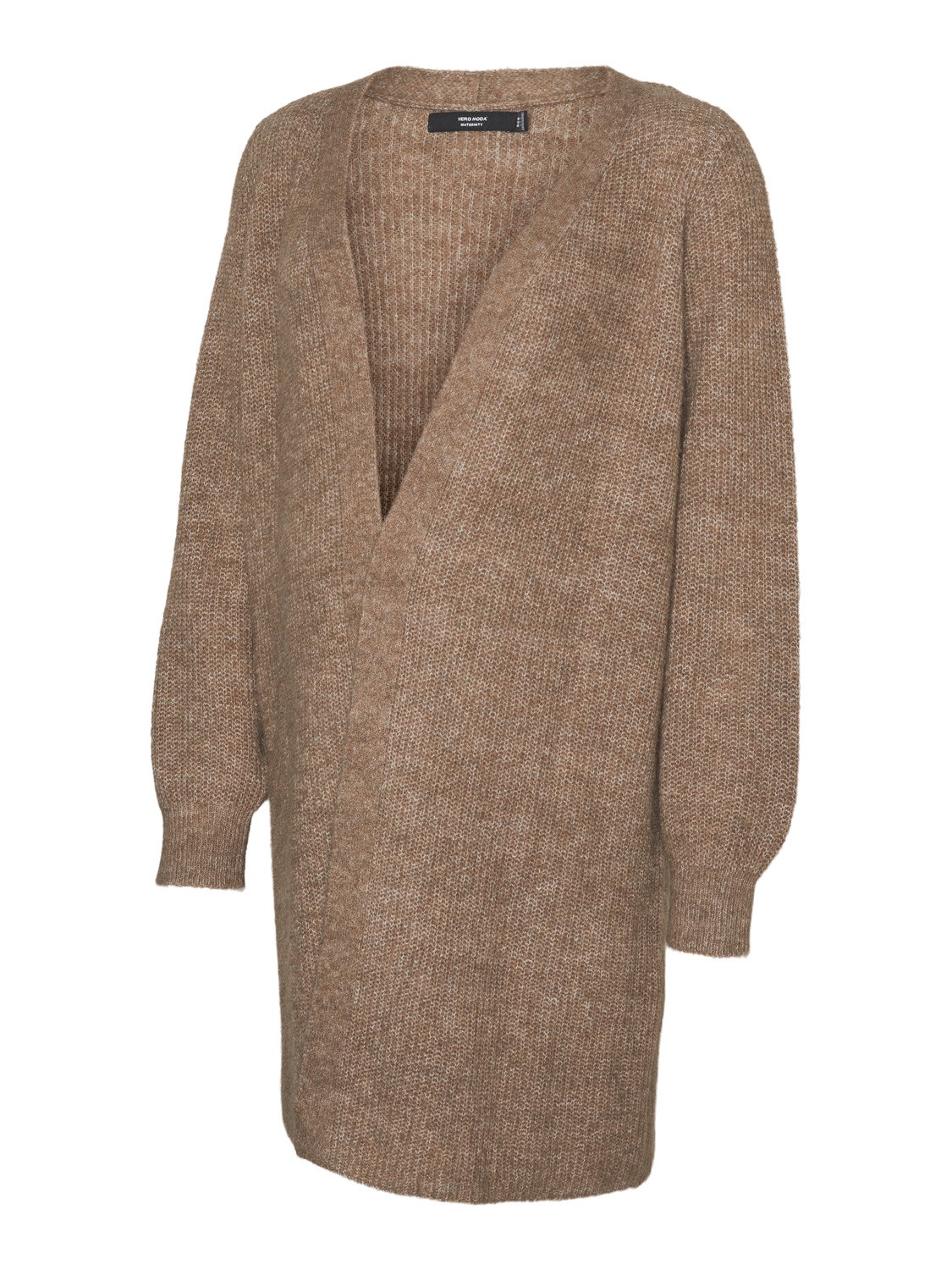 MAMA.LICIOUS Knitted maternity-cardigan -Brown Lentil - 20019668