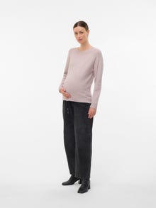 MAMA.LICIOUS Knitted maternity-pullover -Woodrose - 20019686
