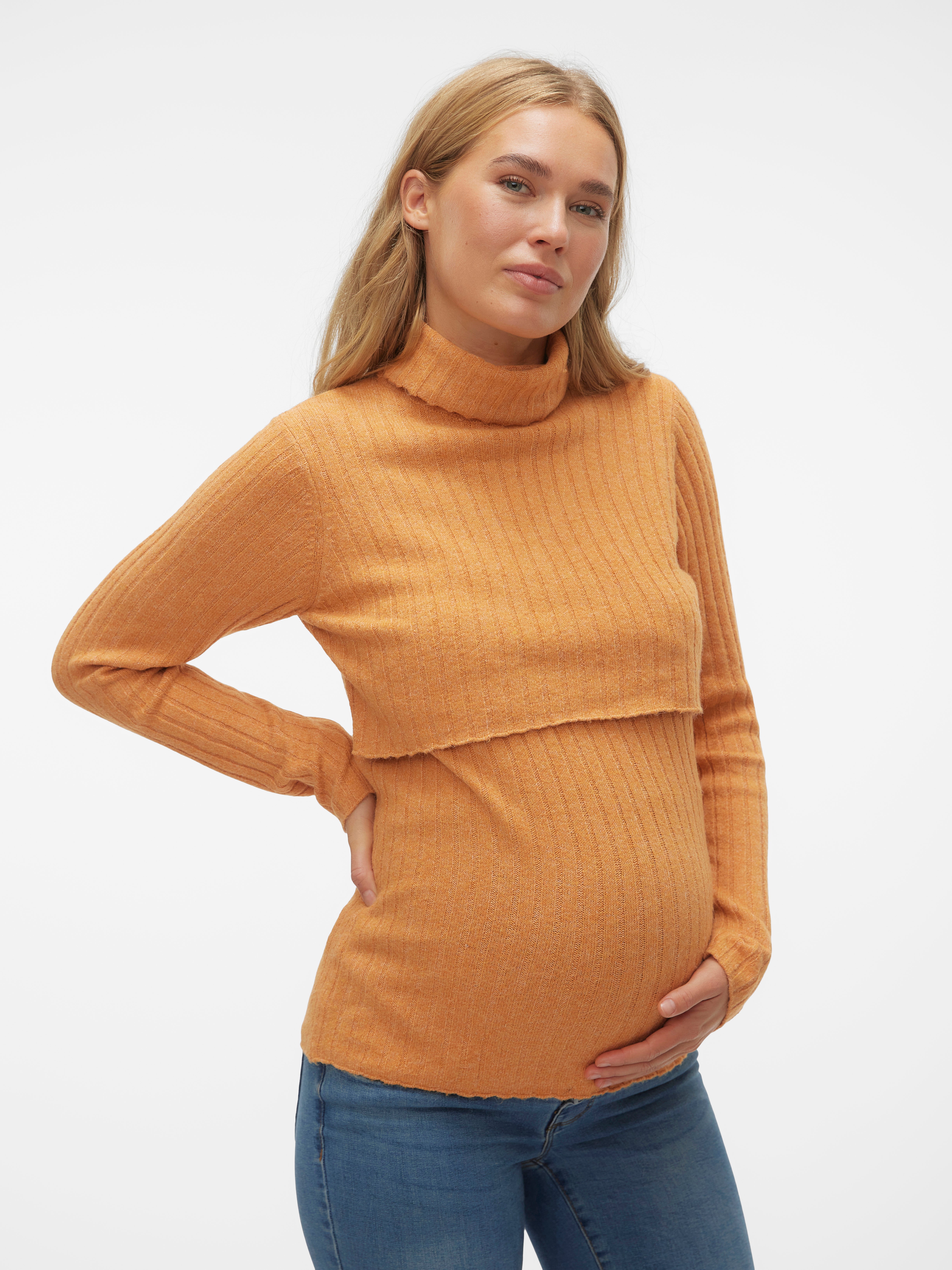 Gebreide Zwangerschaps-pullover