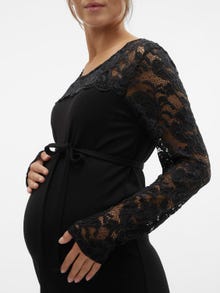 MAMA.LICIOUS Maternity-dress -Black - 20019773
