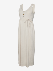 MAMA.LICIOUS MLIVY Robe de Maternité -French Oak - 20019824