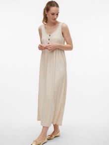 MAMA.LICIOUS MLIVY Robe de Maternité -French Oak - 20019824