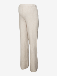 MAMA.LICIOUS Pantaloni in maglia -French Oak - 20019857