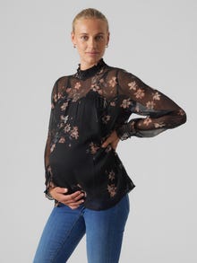 MAMA.LICIOUS Tops Regular Fit Col haut -Black - 20019868