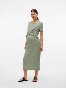 MAMA.LICIOUS MLANLI Umstandskleid -Smoke Green - 20019878