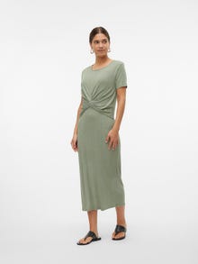 MAMA.LICIOUS MLANLI Gravidkjole -Smoke Green - 20019878