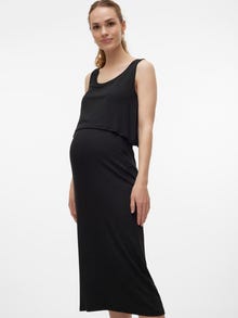 MAMA.LICIOUS MLBRYNJA Graviditetskjole -Black - 20019891