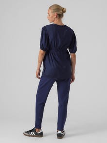MAMA.LICIOUS Pantalons Loose Fit -Navy Blazer - 20019897