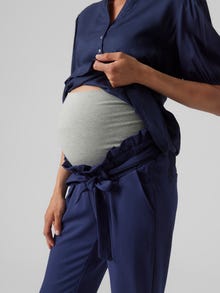 MAMA.LICIOUS Pantalons Loose Fit -Navy Blazer - 20019897