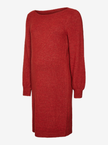 MAMA.LICIOUS VMMLEFILE Maternity Dress -Red Ochre - 20019901