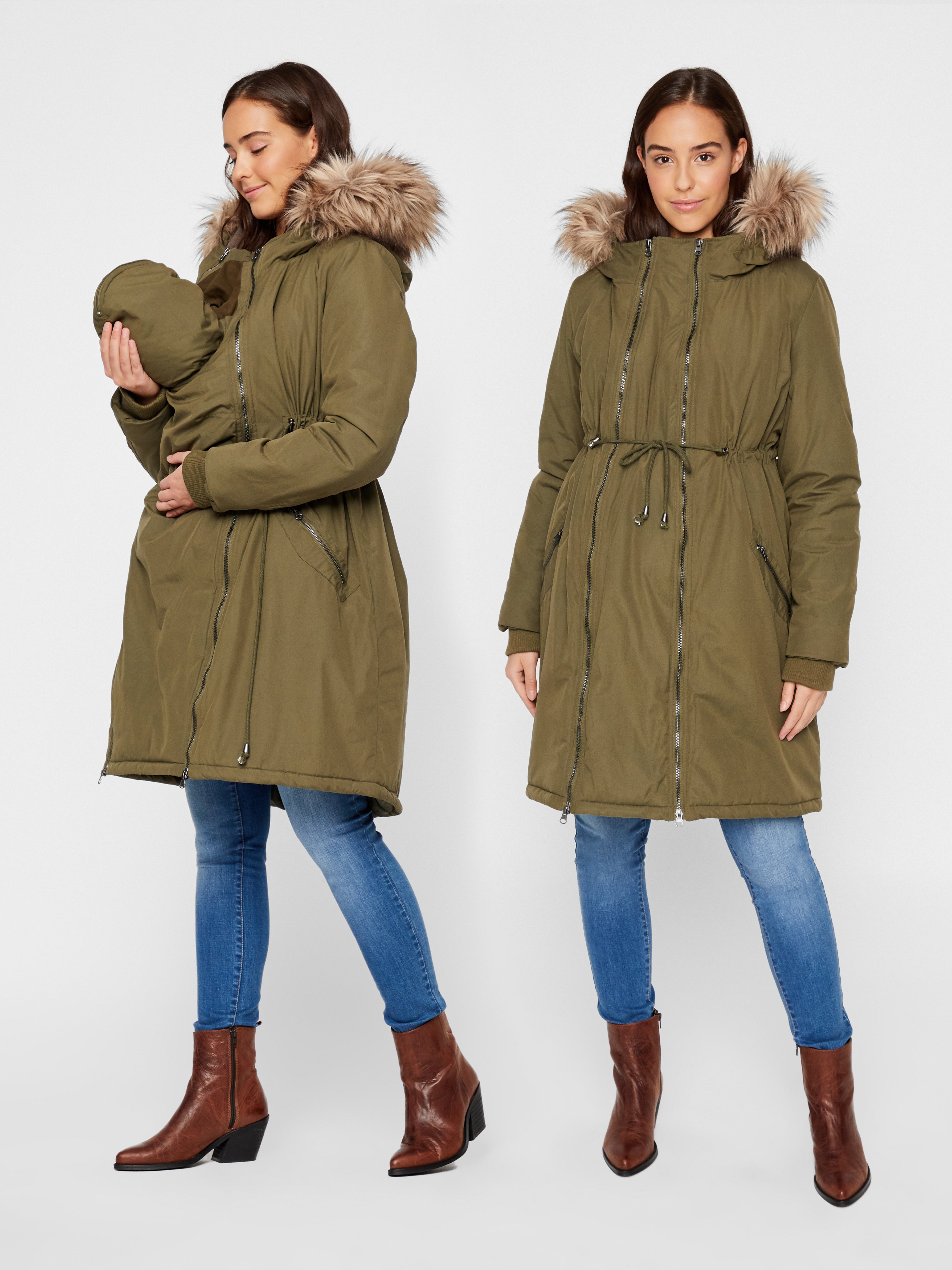 Umstands-mantel | Dunkelgrün | MAMA.LICIOUS® 