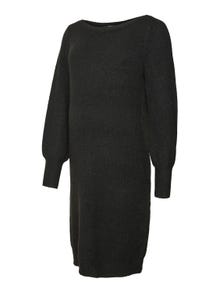 MAMA.LICIOUS Vestito corto Regular Fit Paricollo -Black - 20019933