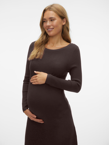 MAMA.LICIOUS VMMNANCY Maternity Dress -Chocolate Torte - 20019934
