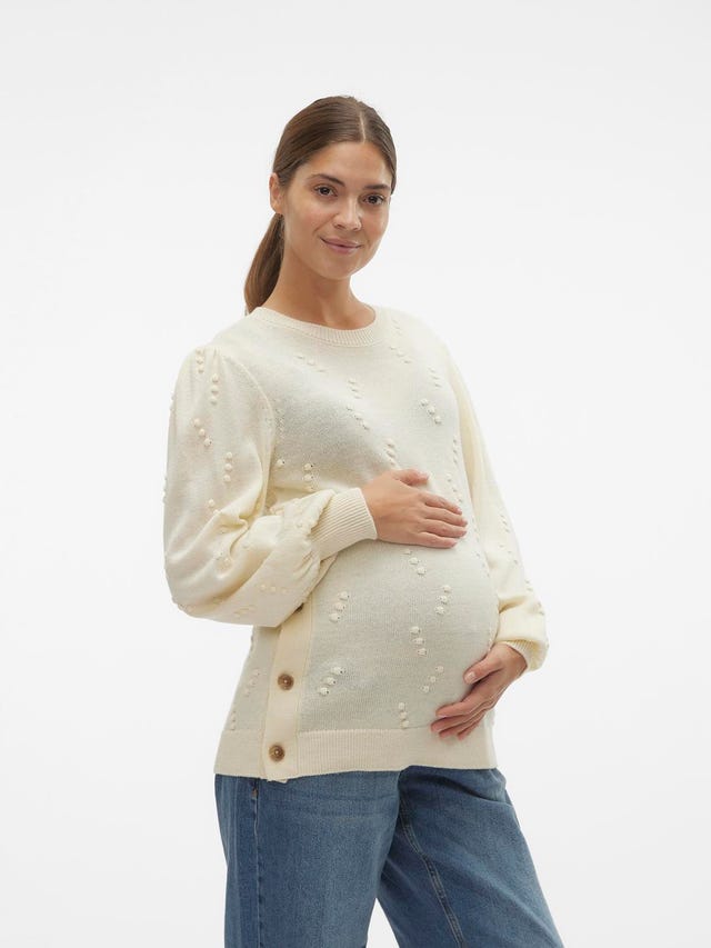 MAMA.LICIOUS Knitted maternity-pullover - 20019983