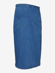 MAMA.LICIOUS Maternity-skirt -Medium Blue Denim - 20020021