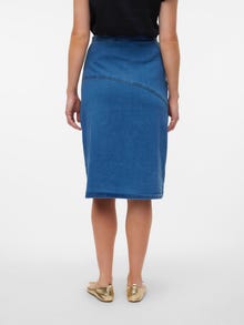MAMA.LICIOUS Maternity-skirt -Medium Blue Denim - 20020021