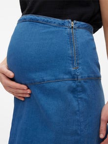 MAMA.LICIOUS Maternity-skirt -Medium Blue Denim - 20020021