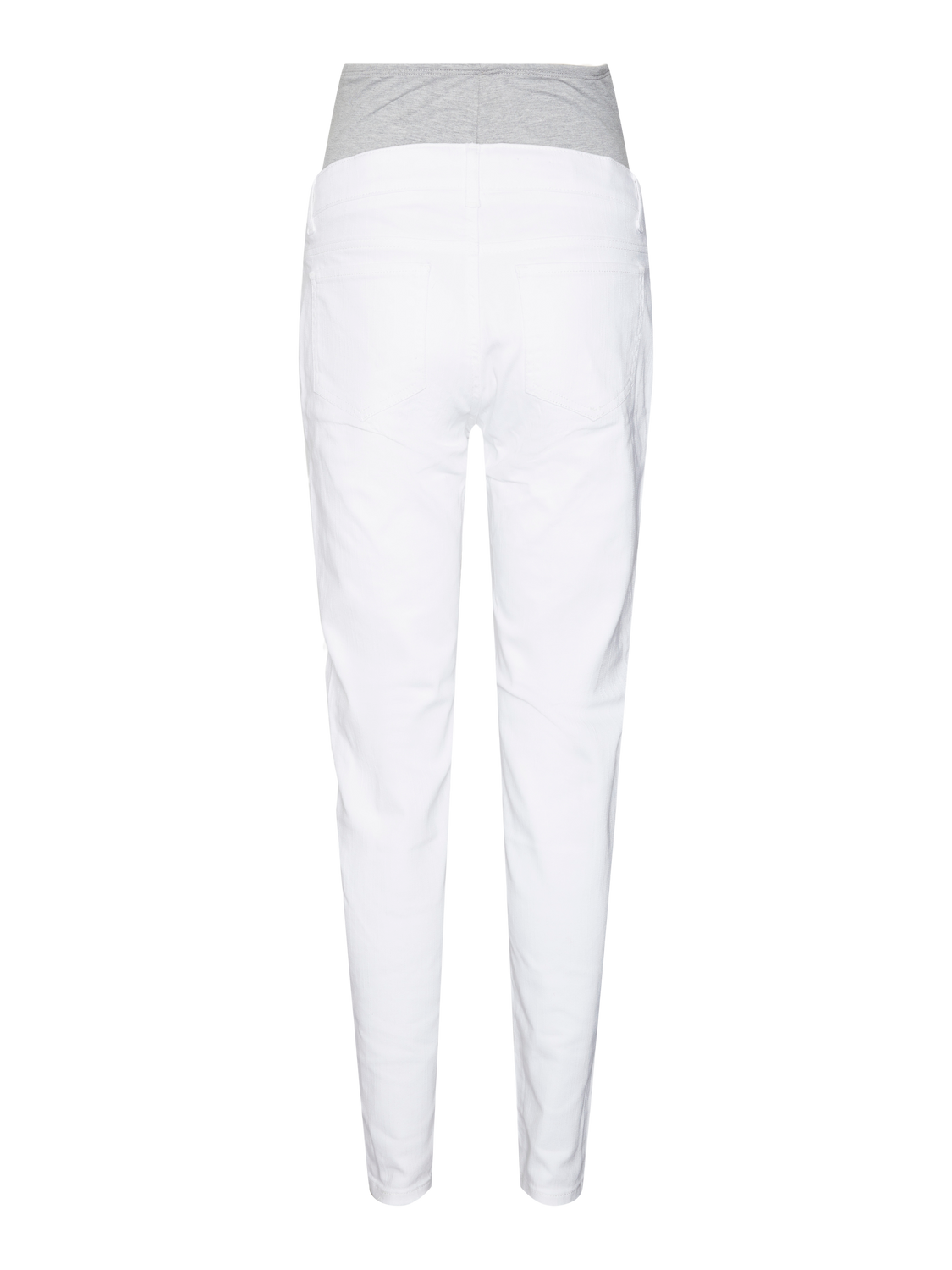 MAMA.LICIOUS Jeans Slim Fit Taille moyenne -Antique White - 20020025