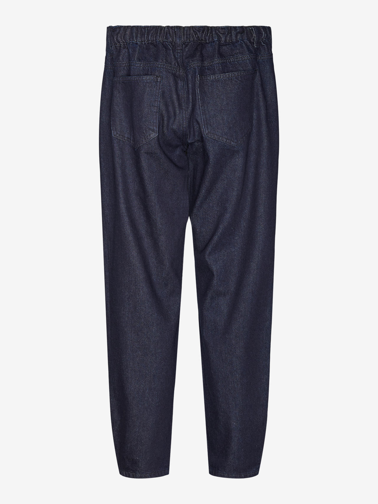 MAMA.LICIOUS Jeans Coupe barrel Taille basse -Dark Blue Denim - 20020036