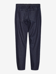 MAMA.LICIOUS Jeans Coupe barrel Taille basse -Dark Blue Denim - 20020036