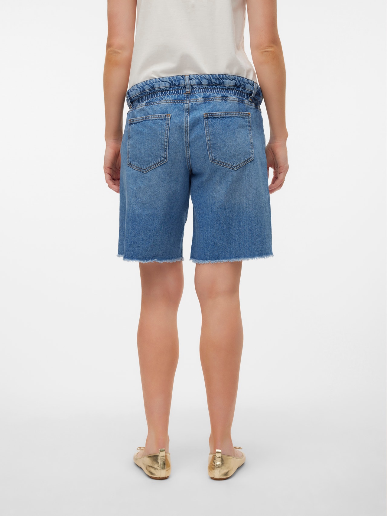 MAMA.LICIOUS Vente-shorts -Medium Blue Denim - 20020046