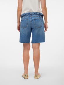MAMA.LICIOUS Zwangerschaps-shorts -Medium Blue Denim - 20020046