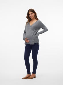 MAMA.LICIOUS Leggings Corte regular -Navy Blazer - 20020121
