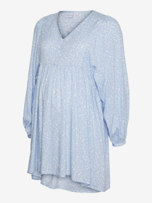 MAMA.LICIOUS Maternity-tunic -Brunnera Blue - 20020131