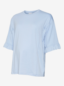 MAMA.LICIOUS Zwangerschaps-t-shirt -Brunnera Blue - 20020134