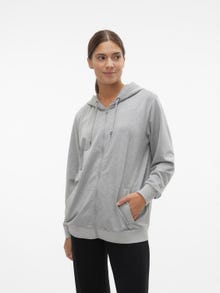 MAMA.LICIOUS Vente-sweatshirt -Light Grey Melange - 20020147