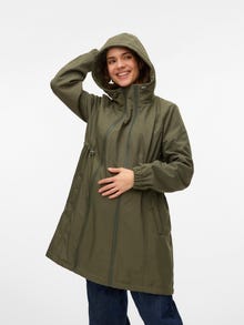 MAMA.LICIOUS Cappotti Collo Alto -Ivy Green - 20020160