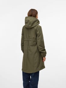 MAMA.LICIOUS Magas nyak Gumis mandzsetta Kabát -Ivy Green - 20020160