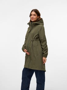 MAMA.LICIOUS Cappotti Collo Alto -Ivy Green - 20020160