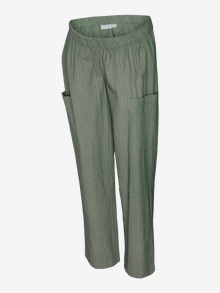 MAMA.LICIOUS Regular fit Normaali vyötärö Housut -Laurel Wreath - 20020194