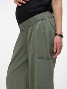 MAMA.LICIOUS Regular fit Normaali vyötärö Housut -Laurel Wreath - 20020194